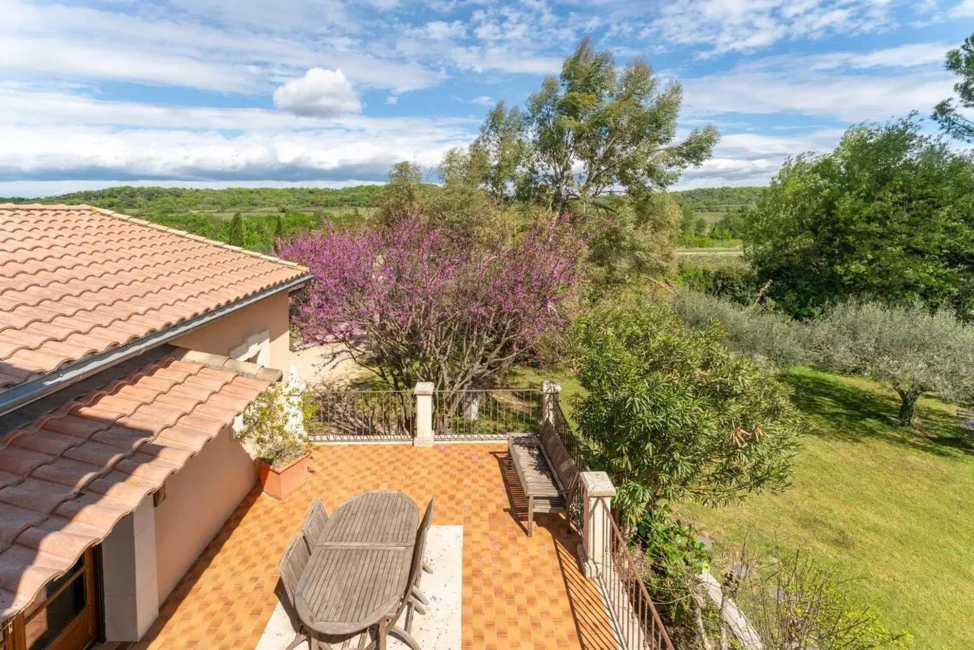 Villa Spacieuse A Vezenobres Avec Piscine Privee Exteriér fotografie