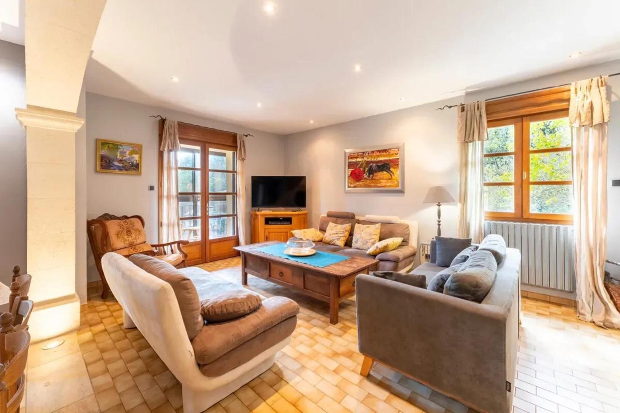 Villa Spacieuse A Vezenobres Avec Piscine Privee Exteriér fotografie