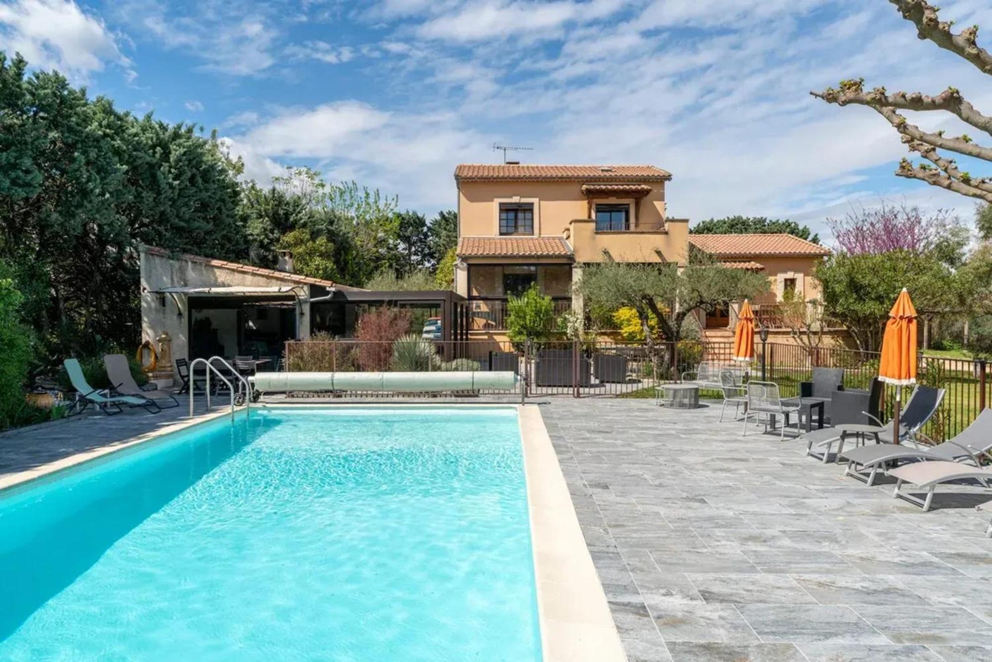 Villa Spacieuse A Vezenobres Avec Piscine Privee Exteriér fotografie
